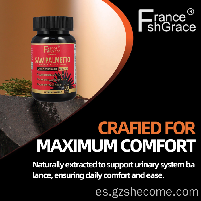 Cápsulas de palmeto de sierra Cápsulas de palma de sierra de salud prostática